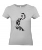 T-shirt Femme Tattoo Tribal Loup Lune [Tatouage, Animaux, Graphique, Design] T-shirt Manches Courtes, Col Rond