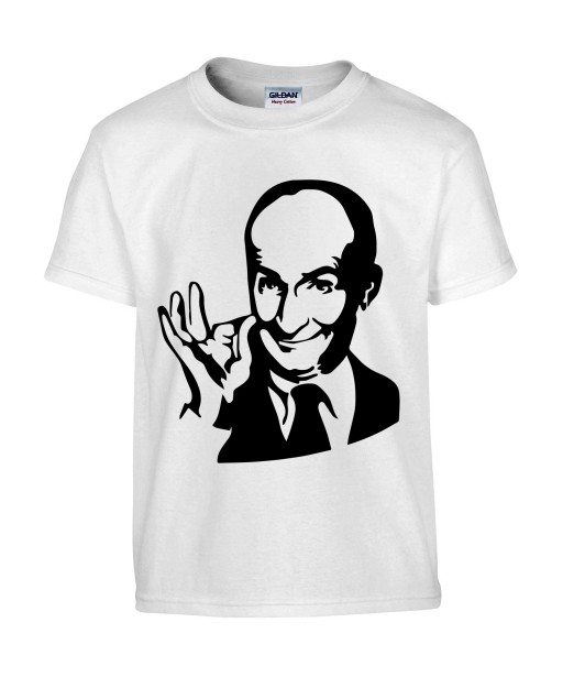 T-shirt Homme Louis de Funes [Acteur, Comique, Humoriste, Humour, Célébrité, Film] T-shirt manche Courtes, Col Rond