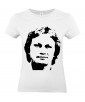 T-shirt Femme Claude François [Chanteur, Célébrité, Perfectionniste, Portrait, Visage] T-shirt manche Courtes, Col Rond