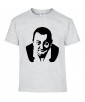 T-shirt Homme Coluche [Célébrité, Humour, humoriste, Resto du Coeur, Les enfoirés, Musique] T-shirt manche Courtes, Col Rond