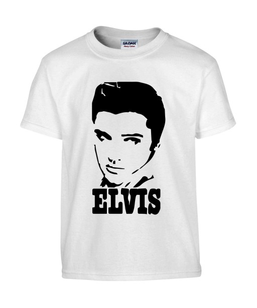 T-shirt Homme Elvis Signature [Chanteur, Célébrité, King, Presley, Musique] T-shirt manche Courtes, Col Rond