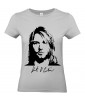 T-shirt Femme Kurt Cobain [Rock, Nirvana, Chanteur, Célébrité, Musique] T-shirt manche Courtes, Col Rond