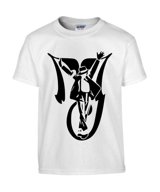 T-shirt Homme Michael Jackson MJ [Pop, Musique, King of Pop, Signature, Célébrité] T-shirt manche Courtes, Col Rond