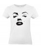 T-shirt Femme Bouche Marilyn Monroe [Grain de beauté, Musique, Sexy, Actrice, Poupoupidou, Célébrité] T-shirt manche Courtes, Col Rond