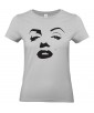 T-shirt Femme Bouche Marilyn Monroe [Grain de beauté, Musique, Sexy, Actrice, Poupoupidou, Célébrité] T-shirt manche Courtes, Col Rond
