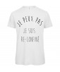 T-shirt Homme Re-confiné [Je peux pas, J'peux pas, Drôle, Rigolo, Confiné, Confinement, Re-confinement, Lockdown] T-shirt manche courtes, Col Rond