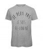 T-shirt Homme Re-confiné [Je peux pas, J'peux pas, Drôle, Rigolo, Confiné, Confinement, Re-confinement, Lockdown] T-shirt manche courtes, Col Rond