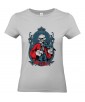T-shirt Femme Tête de Mort Mozart [Skull, Classique, Célébrité, Musique, Violon] T-shirt Manches Courtes, Col Rond