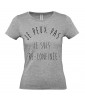 T-shirt Femme Re-confinée [Je peux pas, J'peux pas, Drôle, Rigolo, Confiné, Confinement, Lockdown] T-shirt manche courtes, Col Rond