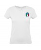 T-shirt Femme Italia [Foot, sport, Equipe de foot, Italie, Italy] T-shirt manche courtes, Col Rond