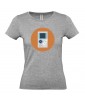 T-shirt Femme Console Portable, Geek, Pixel