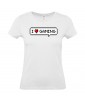 T-shirt femme Love Gaming [Geek, Pixel, Console] T-shirt manche courtes, Col Rond