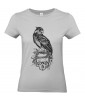 T-shirt Femme Tête de Mort Aigle [Skull, Gothique, Tatouage, Faucon] T-shirt Manches Courtes, Col Rond
