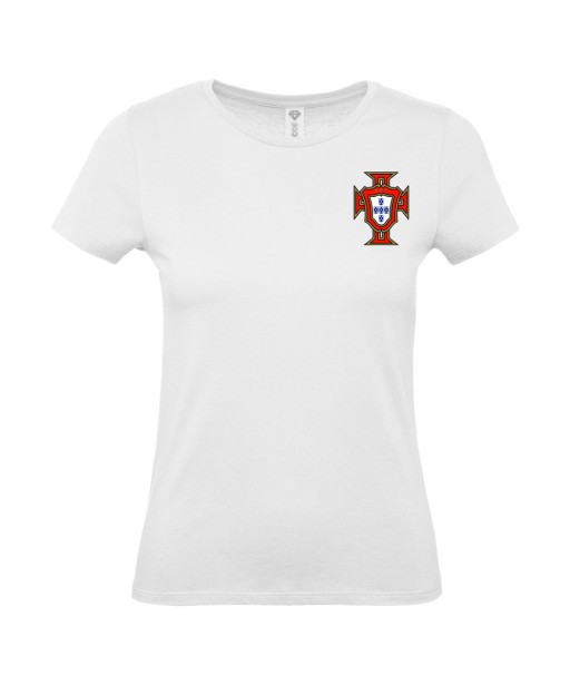 T-shirt Femme Foot Portugal [Foot, sport, Equipe de foot, Portugal, Selecao] T-shirt manches courtes, Col Rond