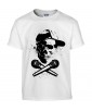 T-shirt Homme Tête de Mort Rap [Street Art, Urban, Hip-Hop, Musique] T-shirt Manches Courtes, Col Rond