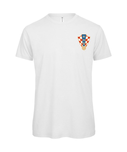 T-shirt Homme Foot Croatie [Foot, sport, Equipe de foot, Croatie, Damier] T-shirt manches courtes, Col Rond