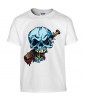 T-shirt Homme Tête de Mort Trash [Skull, Humour Noir, Swag, Fun, Drôle] T-shirt Manches Courtes, Col Rond