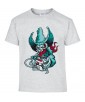 T-shirt Homme Tête de Mort Gamer [Skull, Cowboy, Western] T-shirt Manches Courtes, Col Rond