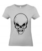 T-shirt Femme Tête de Mort [Skull, Gothique] T-shirt Manches Courtes, Col Rond