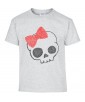 T-shirt Homme Tête de Mort Hello Kitty [Skull, Gothique, Humour Noir, Chat, Parodie] T-shirt Manches Courtes, Col Rond