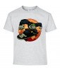 T-shirt Homme Gorille Skater [Street Art, Animaux, Urban, Swag] T-shirt Manches Courtes, Col Rond