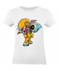 T-shirt Femme Hip-Hop Swag [Urban, Street Art, Rap, Bling-Bling] T-shirt Manches Courtes, Col Rond
