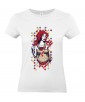 T-shirt Femme Sexy Vintage [Pin-Up, Colorful] T-shirt Manches Courtes, Col Rond