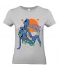 T-shirt Femme Robots [Science-Fiction, Electric Romance, Amour] T-shirt Manches Courtes, Col Rond