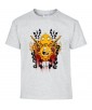 T-shirt Homme Smiley Trash [Revolver, Swag] T-shirt Manches Courtes, Col Rond