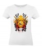 T-shirt Femme Smiley Trash [Revolver, Swag] T-shirt Manches Courtes, Col Rond