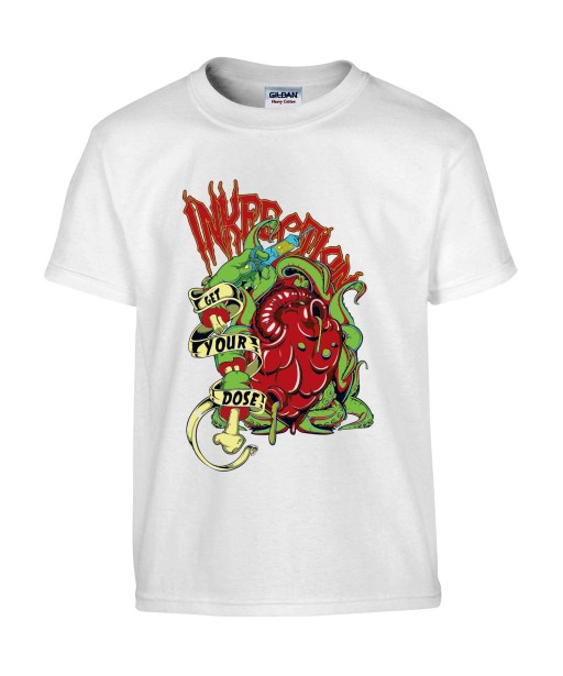 T-shirt Homme Trash Coeur [Horreur, Gore, Infection] T-shirt Manches Courtes, Col Rond