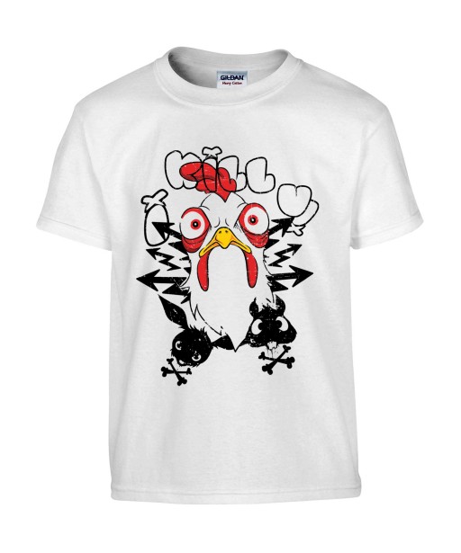 T-shirt Homme I Kill You [Trash, Fun, Drôle, Humour Noir] T-shirt Manches Courtes, Col Rond