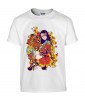 T-shirt Homme Tête de Mort Sexy [Skull, Gothique, Mexique, Fête des Morts, Calavera, Santa Muerte] T-shirt Manches Courtes, Col Rond