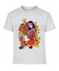 T-shirt Homme Tête de Mort Sexy [Skull, Gothique, Mexique, Fête des Morts, Calavera, Santa Muerte] T-shirt Manches Courtes, Col Rond