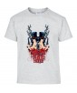 T-shirt Homme Sexy Die With Honnor [Citation, Gothique, Roses, Dague, Revolver] T-shirt Manches Courtes, Col Rond