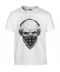 T-shirt Homme Tête de Mort Gangster [Skull, Urban, Hip-Hop, Skater] T-shirt Manches Courtes, Col Rond