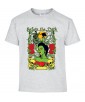 T-shirt Homme Tête de Mort Zombie [Before The Dark, Horreur, Trash, Roses, Gothique] T-shirt Manches Courtes, Col Rond