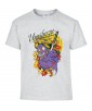 T-shirt Homme Tête de Mort Samouraï [Umibozu, Trash, Japonais, Katana] T-shirt Manches Courtes, Col Rond
