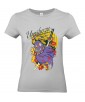 T-shirt Femme Tête de Mort Samouraï [Umibozu, Trash, Japonais, Katana] T-shirt Manches Courtes, Col Rond