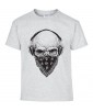 T-shirt Homme Tête de Mort Gangster [Skull, Urban, Hip-Hop, Skater] T-shirt Manches Courtes, Col Rond