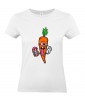 T-shirt Femme Trash Carotte [Humour Noir, Swag, Fun, Drôle] T-shirt Manches Courtes, Col Rond