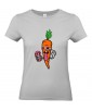T-shirt Femme Trash Carotte [Humour Noir, Swag, Fun, Drôle] T-shirt Manches Courtes, Col Rond