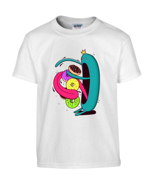 T-shirt Homme Trash Donuts [Humour Noir, Swag, Fun, Drôle] T-shirt Manches Courtes, Col Rond