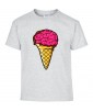 T-shirt Homme Trash Glace Cerveau [Humour Noir, Swag, Fun, Drôle] T-shirt Manches Courtes, Col Rond
