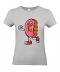 T-shirt Femme Trash Donut [Humour Noir, Swag, Fun, Drôle] T-shirt Manches Courtes, Col Rond