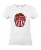 T-shirt Femme Trash Cupcake [Humour Noir, Cerveau, Muffin, Swag, Fun, Drôle] T-shirt Manches Courtes, Col Rond