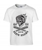 T-shirt Homme Tête de Mort Biker [Skull, Motard, Moto] T-shirt Manches Courtes, Col Rond