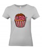 T-shirt Femme Trash Cupcake [Humour Noir, Cerveau, Muffin, Swag, Fun, Drôle] T-shirt Manches Courtes, Col Rond