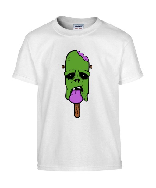 T-shirt Homme Trash Glace Frankenstein [Humour Noir, Swag, Fun, Drôle] T-shirt Manches Courtes, Col Rond