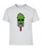 T-shirt Homme Trash Glace Frankenstein [Humour Noir, Swag, Fun, Drôle] T-shirt Manches Courtes, Col Rond